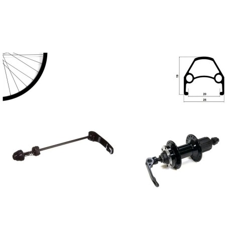 Колесо велосипедное Forward WZ-A282RQR, 29