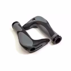 Грипсы для велосипеда Trix HL-G205-GREY-BLACK, 150 мм, серый/черный