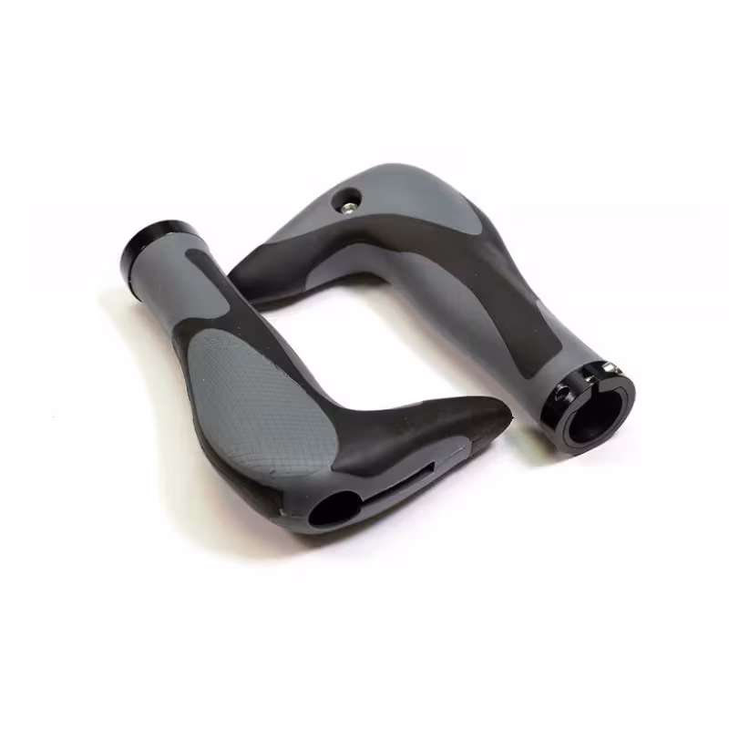 Грипсы для велосипеда Trix HL-G205-GREY-BLACK, 150 мм, серый/черный