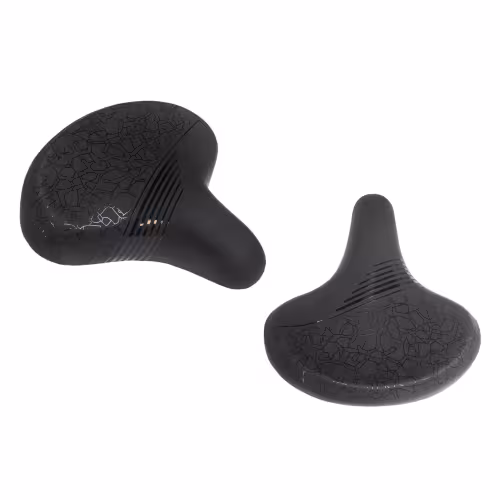 Седло велосипедное Knus KS-8041 Comfort Series XL, 300х295 мм, черный