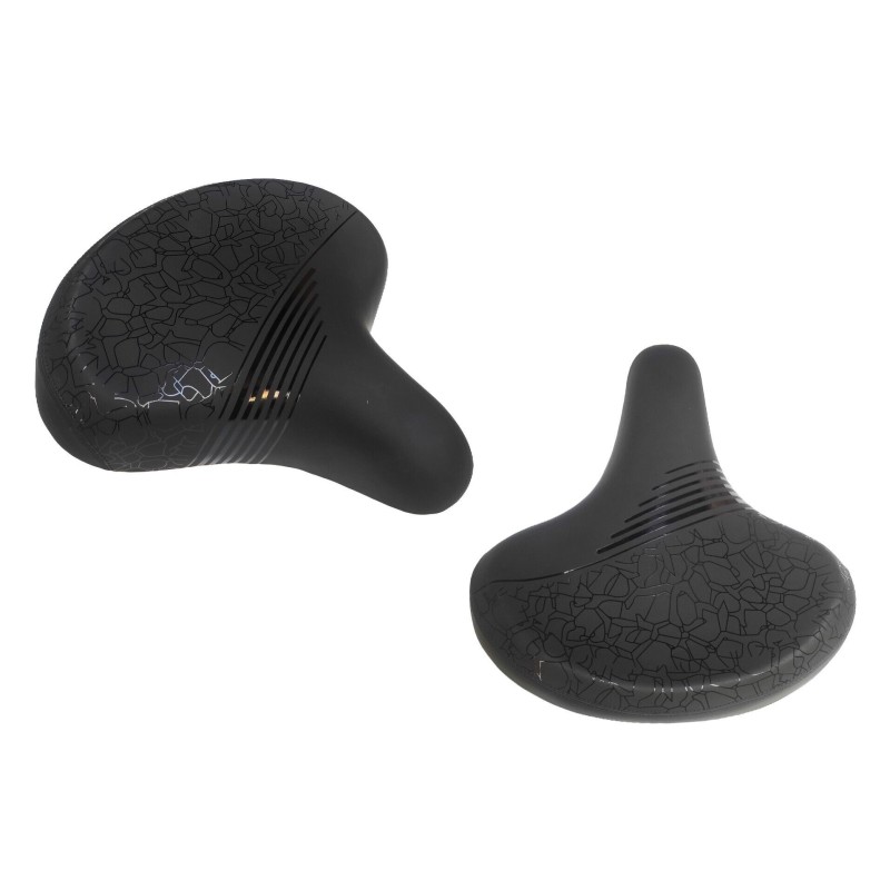 Седло велосипедное Knus KS-8041 Comfort Series XL, 300х295 мм, черный