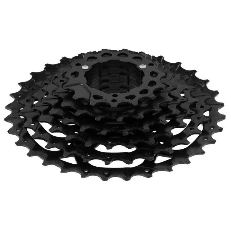 Кассета велосипедная MicroShift CS-H071, 7 скоростей, 12-28T, сталь, черная