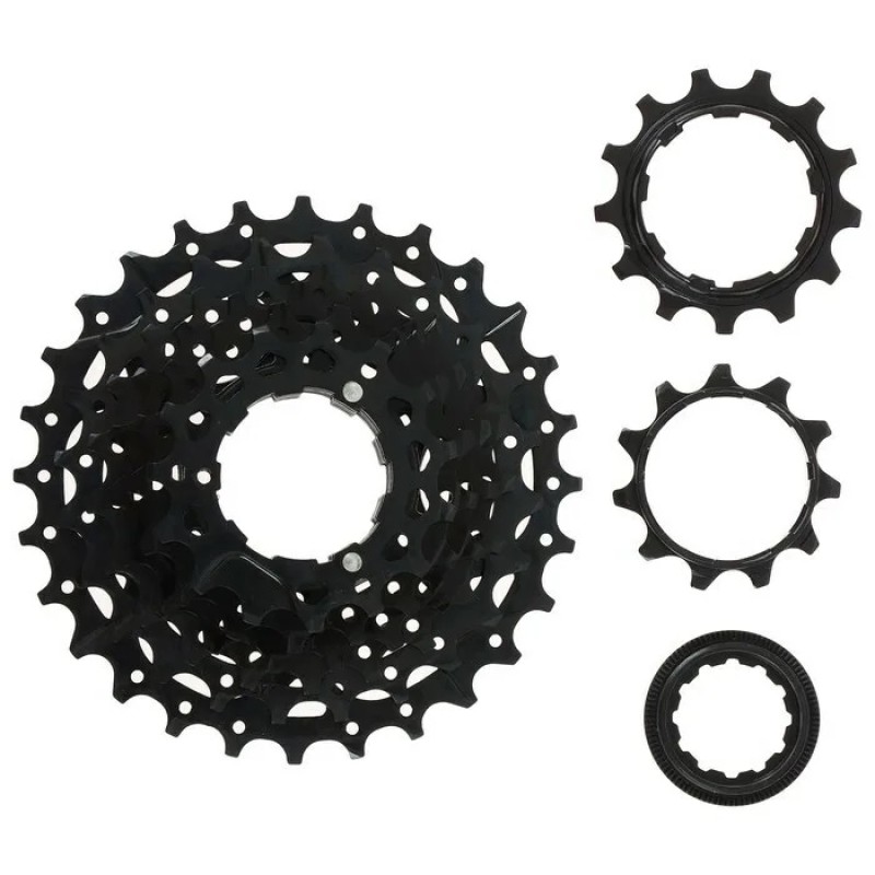 Кассета велосипедная MicroShift CS-H071, 7 скоростей, 12-28T, сталь, черная