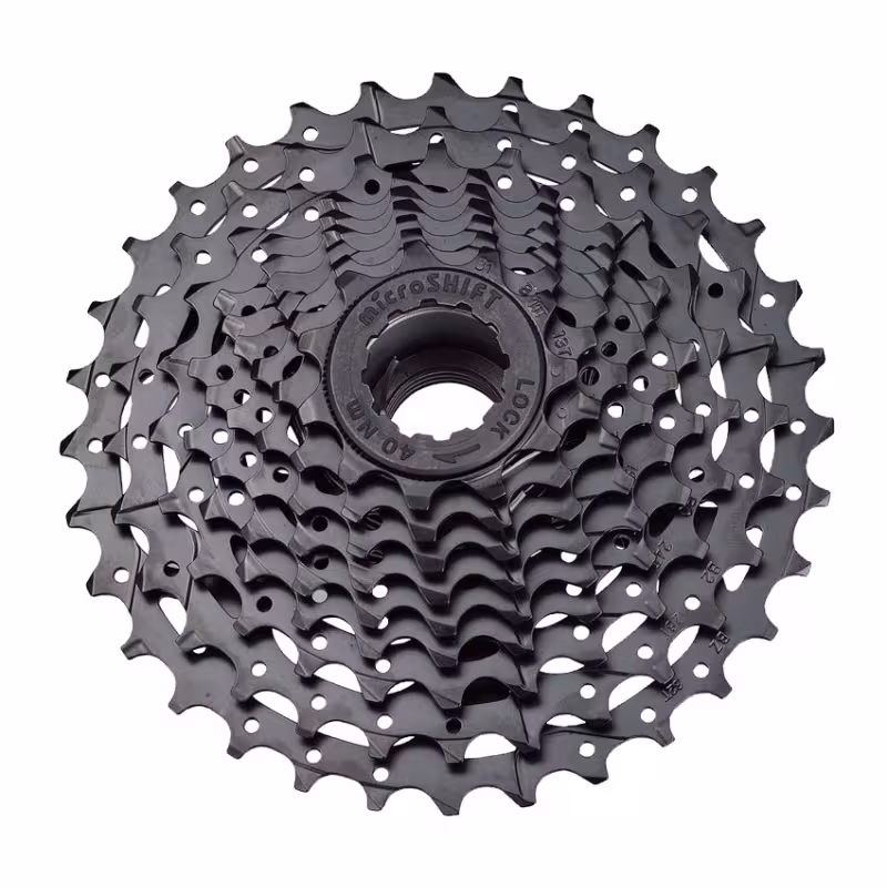 Кассета велосипедная MicroShift CS-H081, 8 скоростей, 11-34T, сталь, черный