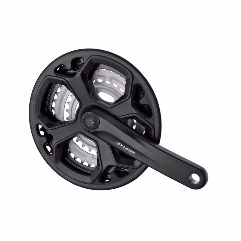 Комплект шатунов Prowheel, 48/38/28T, 170 мм, 9/16