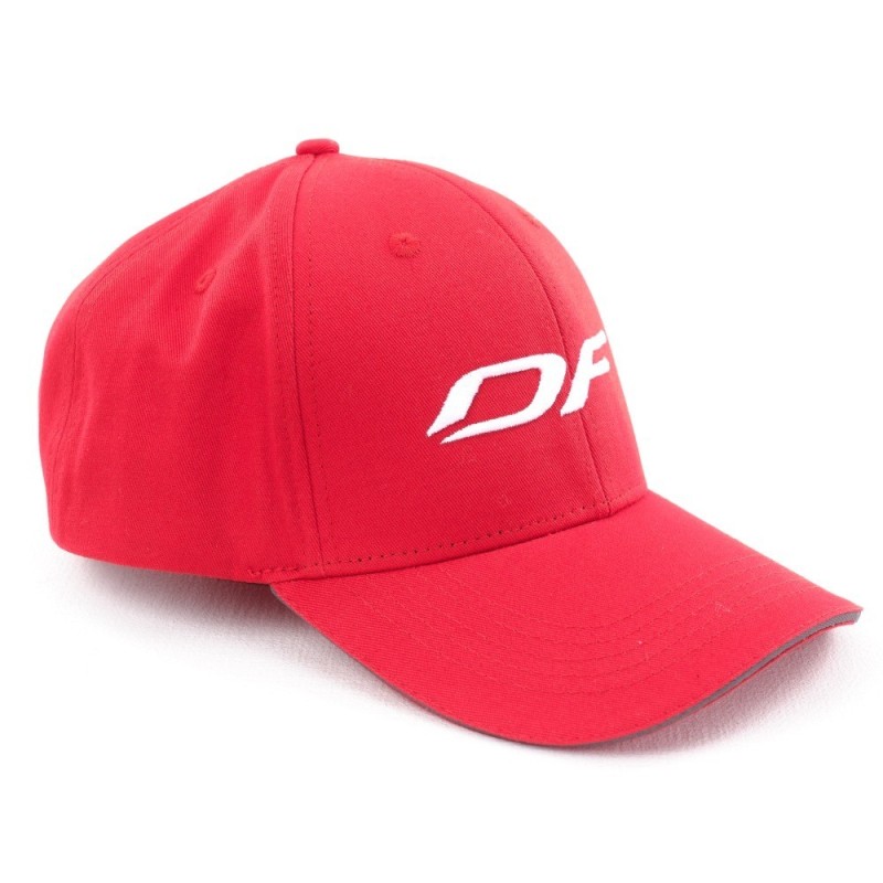 Кепка-бейсболка Dragonfly Classic Red/Grey, хлопок, красный