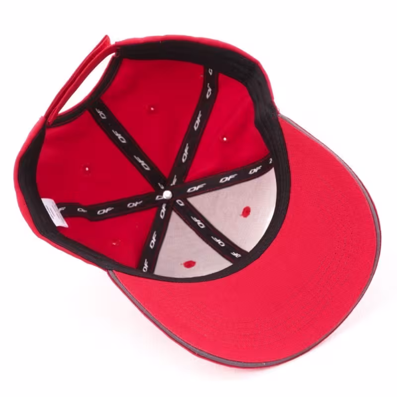 Кепка-бейсболка Dragonfly Classic Red/Grey, хлопок, красный