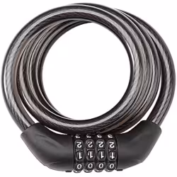 Замок противоугонный Rapido GK102.705A УТ00024730, 12/1500 мм, черный