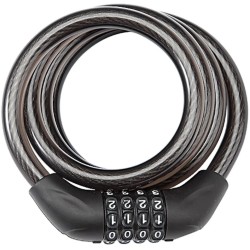 Замок противоугонный Rapido GK102.705A УТ00024730, 12/1500 мм, черный