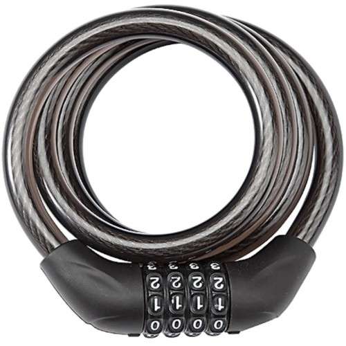 Замок противоугонный Rapido GK102.705A УТ00024730, 12/1500 мм, черный