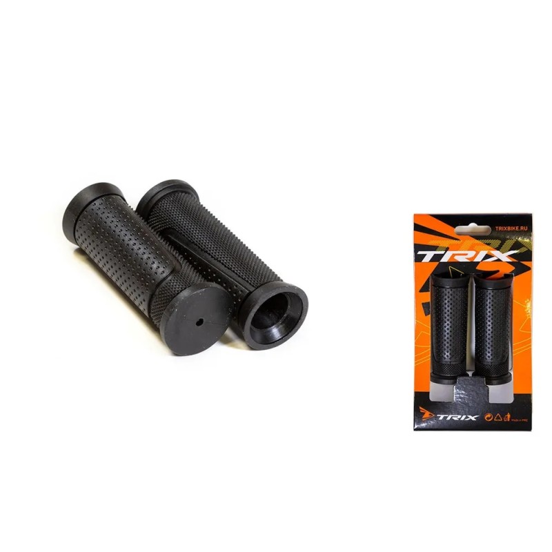 Грипсы для детского ведосипеда Trix HL-G305-1-BLACK, 92 мм, черный