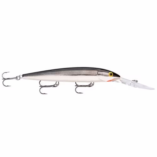 Воблер суспендер (нейтральный) Rapala Downdeep Husky Jerk DHJ14-S, 14 см, 23 г, цвет S