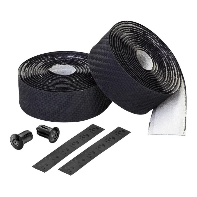 Обмотка руля Ciclovation 3D Carbon Touch Black, 2000x30 мм, черный