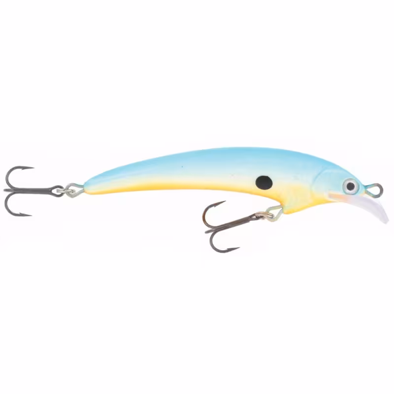 Воблер плавающий Kuusamo Santeri, 90 мм, 9 гр, цвет GL/BLU/W/O, UV