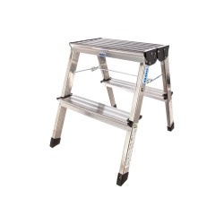 Стремянка-табурет двусторонняя Krause Monto Treppy, 2 ступени, 2.45 м