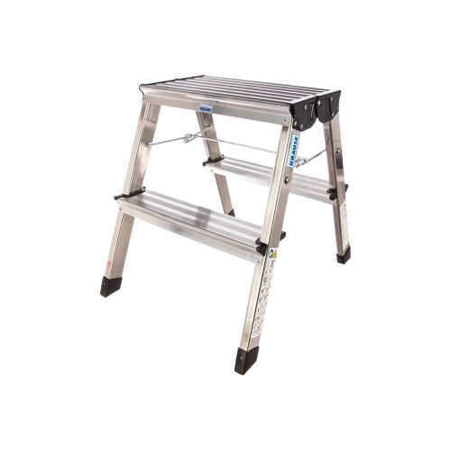 Стремянка-табурет двусторонняя Krause Monto Treppy, 2 ступени, 2.45 м