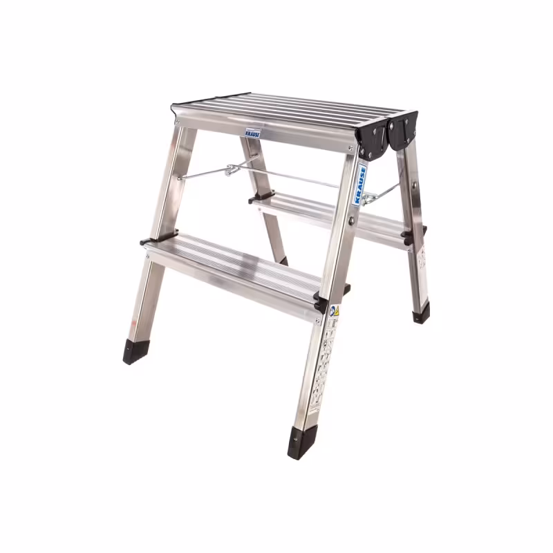 Стремянка-табурет двусторонняя Krause Monto Treppy, 2 ступени, 2.45 м