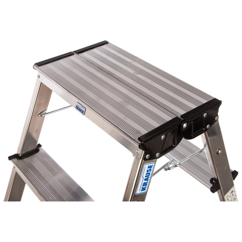 Стремянка-табурет двусторонняя Krause Monto Treppy, 2 ступени, 2.45 м