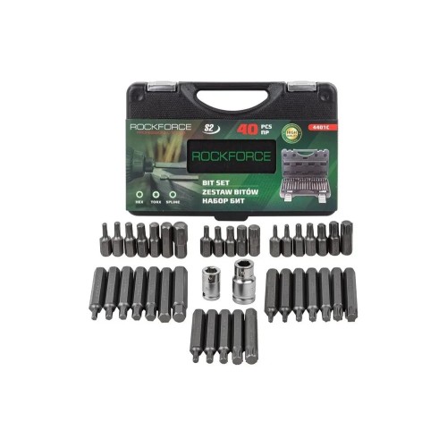 Набор бит Rockforce RF-4401C, 40 предметов