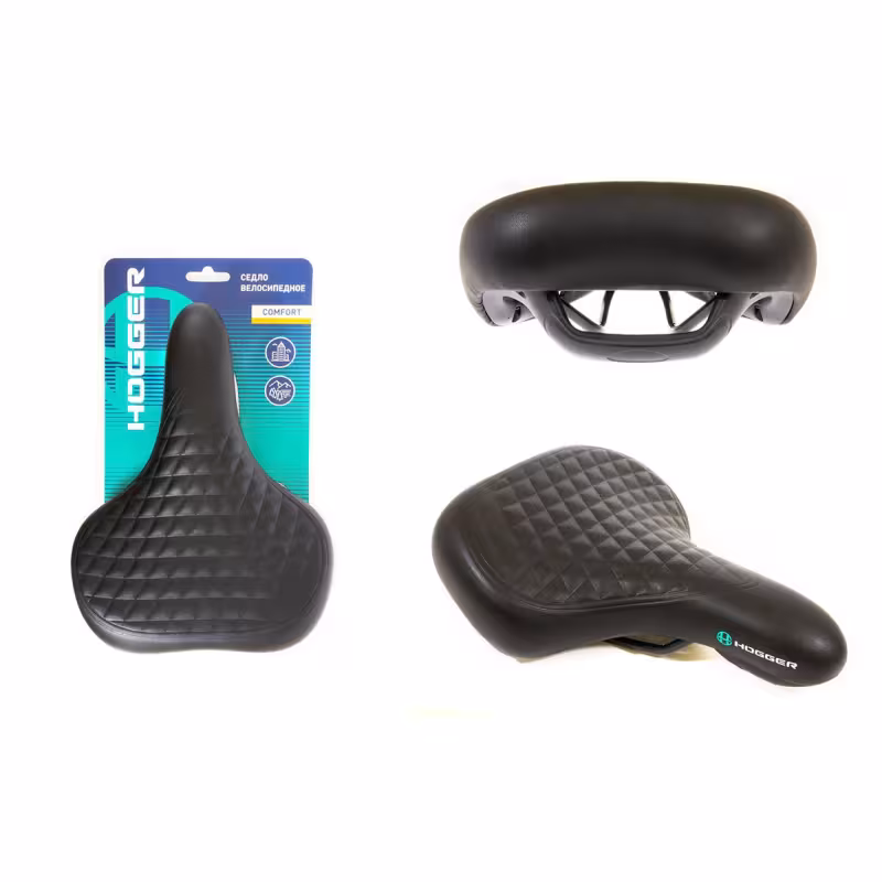 Седло велосипедное Hogger SDHG60190R0BK, 260x190 мм, черный