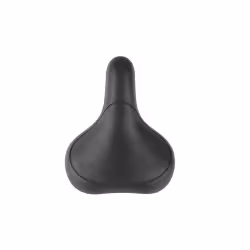 Седло велосипедное Knus KS-7040 Comfort Series, 265х215 мм, черный
