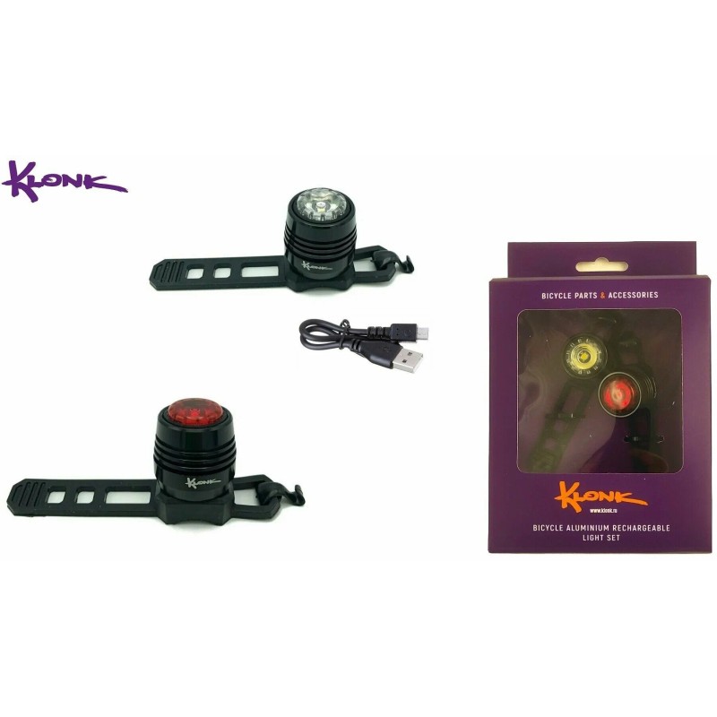 Фонарь велосипедний (комплект) Klonk 11951, 4 режима