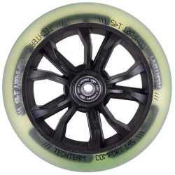 Колесо для самоката Tech Team NN009896 Dark Green, 145 мм, темно-зеленый