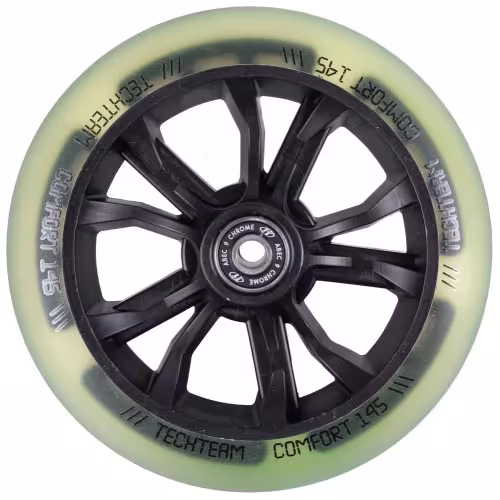 Колесо для самоката Tech Team NN009896 Dark Green, 145 мм, темно-зеленый