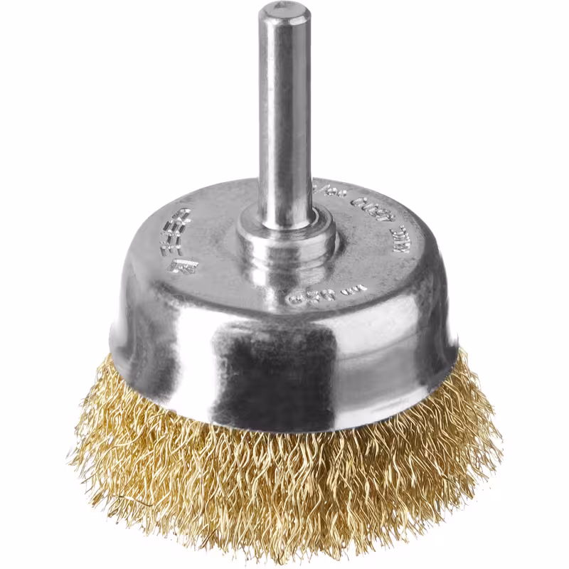 Кордщетка для дрели чашеобразная, витая Зубр 3525-075, 75 мм