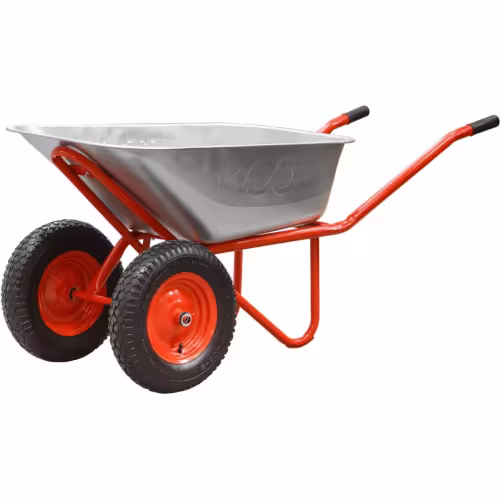 Тачка строительная двухколесная ECO WB351-2, 130 л