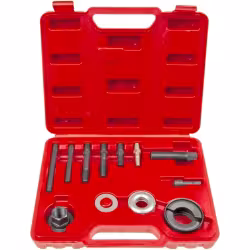 Набор инструментов для снятия и установки шкивов Эврика ER-86148, 12 предметов