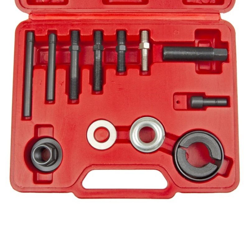 Набор инструментов для снятия и установки шкивов Эврика ER-86148, 12 предметов