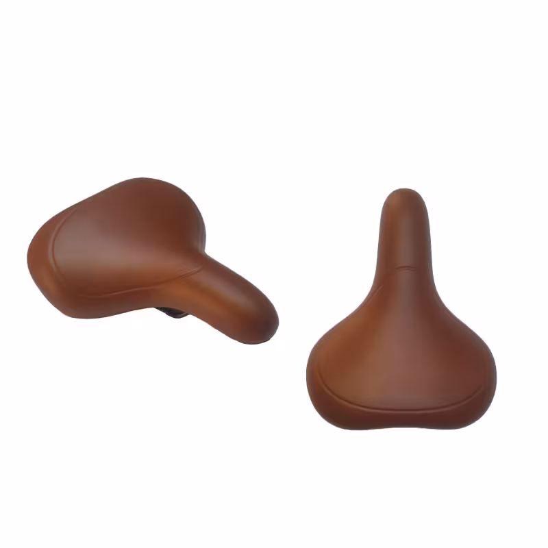 Седло велосипедное Knus KS-7041 Comfort Series, 265х215 мм, коричневый