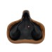 Седло велосипедное Knus KS-7041 Comfort Series, 265х215 мм, коричневый
