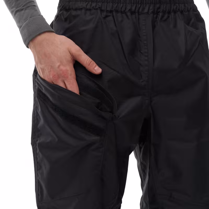 Брюки-дождевики мужские Dragonfly EVO 2023, мембрана, черный, размер XS, 164 см