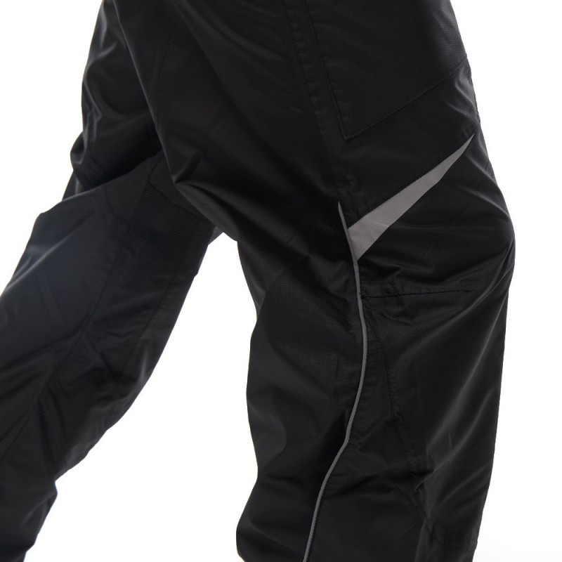 Брюки-дождевики мужские Dragonfly EVO 2023, мембрана, черный, размер XS, 164 см
