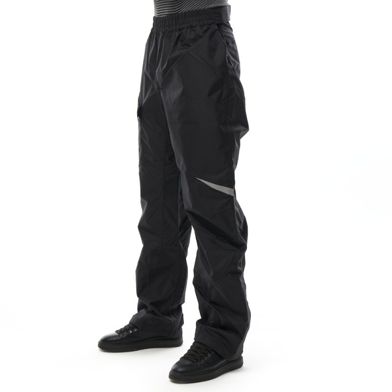 Брюки-дождевики мужские Dragonfly EVO 2023, мембрана, черный, размер S, 170 см