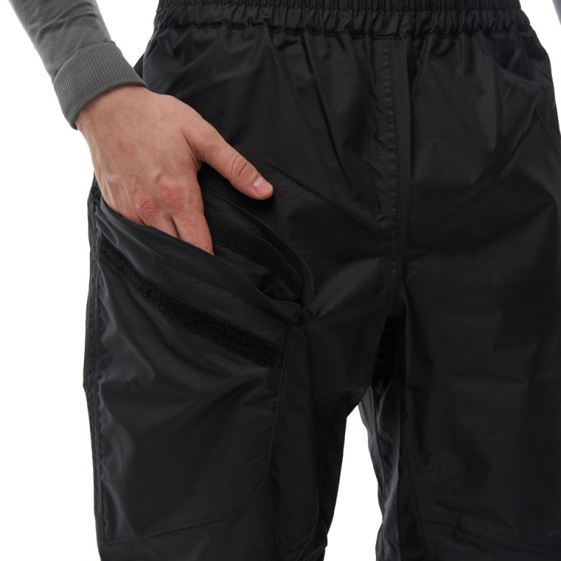 Брюки-дождевики мужские Dragonfly EVO 2023, мембрана, черный, размер S, 170 см