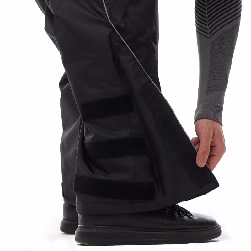 Брюки-дождевики мужские Dragonfly EVO 2023, мембрана, черный, размер M
