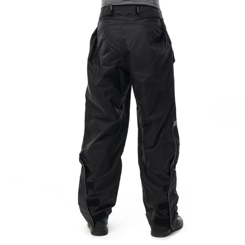 Брюки-дождевики мужские Dragonfly EVO 2023, мембрана, черный, размер M