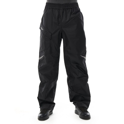 Брюки-дождевики мужские Dragonfly EVO 2023, мембрана, черный, размер L