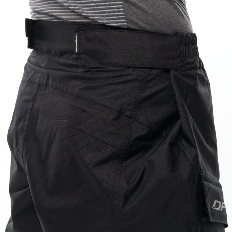 Брюки-дождевики мужские Dragonfly EVO 2023, мембрана, черный, размер XL