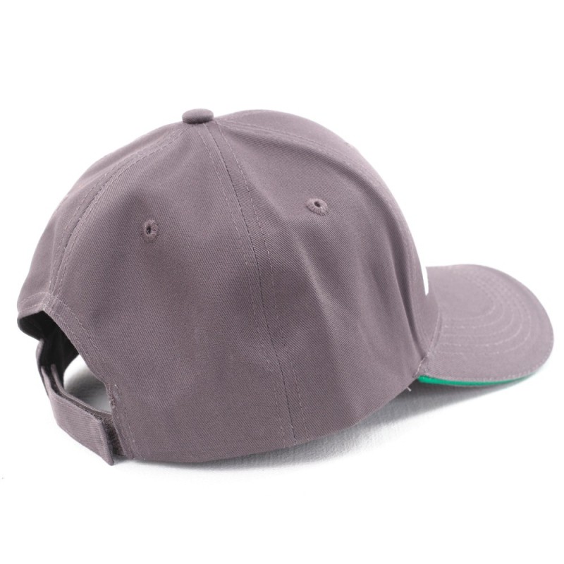 Кепка-бейсболка Dragonfly Classic Motor Sport Grey/Green, хлопок, серый/зеленый