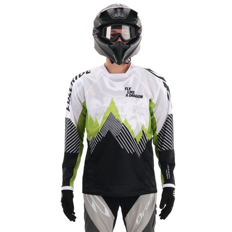 Джерси мужское Dragonfly Black-White 2020, полиэстер, белый/черный, размер S