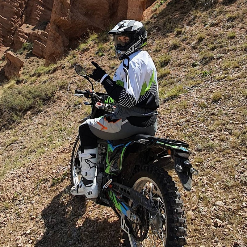 Джерси мужское Dragonfly Black-White 2020, полиэстер, белый/черный, размер S