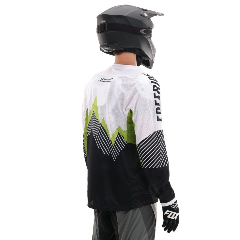 Джерси мужское Dragonfly Black-White 2020, полиэстер, белый/черный, размер S