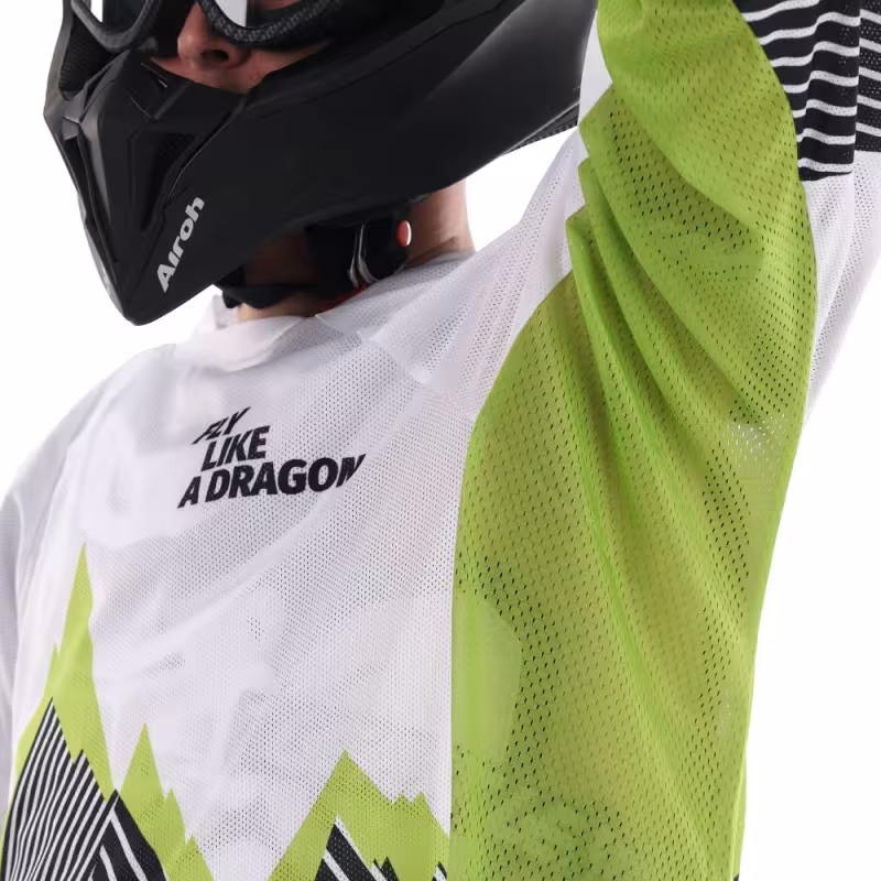 Джерси мужское Dragonfly Black-White 2020, полиэстер, белый/черный, размер S