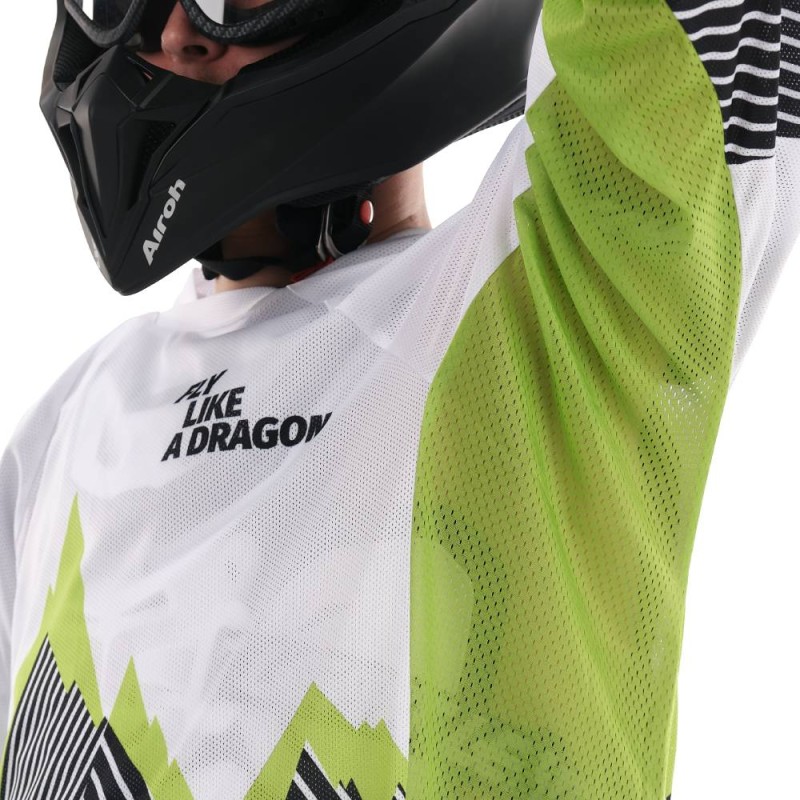 Джерси мужское Dragonfly Black-White 2020, полиэстер, белый/черный, размер S