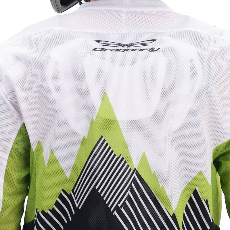 Джерси мужское Dragonfly Black-White 2020, полиэстер, белый/черный, размер S