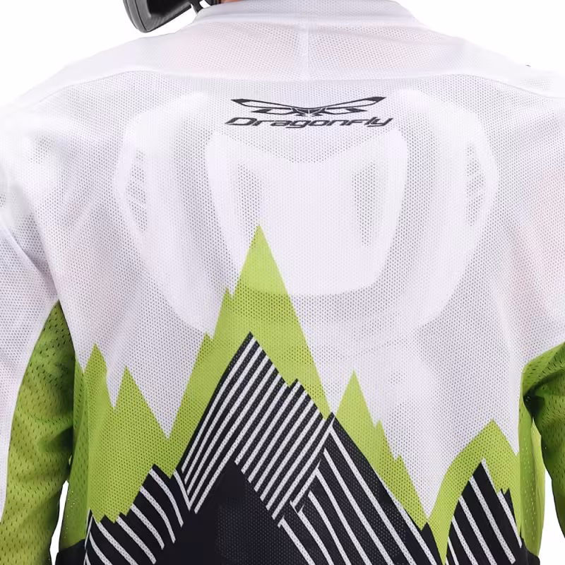 Джерси мужское Dragonfly Black-White 2020, полиэстер, белый/черный, размер XXL